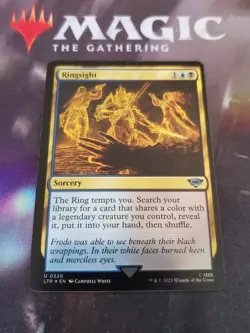 MTG. Ringsight. FOIL. Lord of the Rings. Pack Fresh - Image 1