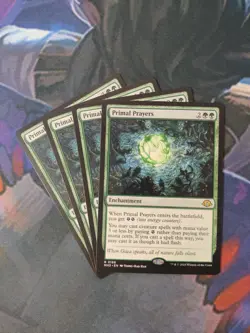 Primal Prayers x 4 | 7% Off 2+ | MH3 | NM | MTG - Image 1