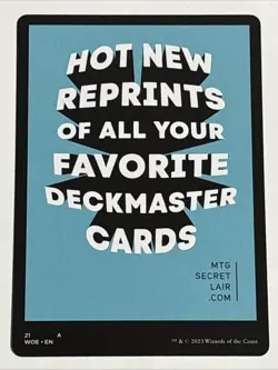 MTG Wilds of Eldraine Wicked Role/Cursed Role Token 0017 NM - Image 2