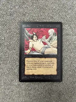 Sacrifice" Magic: The Gathering Beta Edition - Image 3