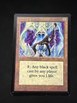 Magic The Gathering: Beta Throne of Bone MTG Beta - Image 1