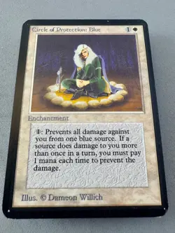 Circle of Protection: Blue Limited Edition - Alpha Edition-LP Excellent-Vintage - Image 3