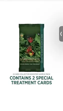 MTG - 10 x Collector Booster SAMPLE PACK - Lord of the Rings - 10 Packs Total - Image 2