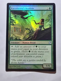 Karametra's Acolyte Theros Promos Magic The Gathering MTG 160 LP - Image 1