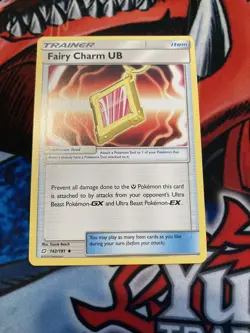 Pokemon TCG Fairy Charm UB Sun & Moon - Team Up 142/181 Uncommon-Regular-NM - Image 1