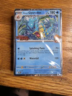 Pokemon TCG Misty's Gyarados Reverse Holo Rare Destined Rivals 049/182 - Image 1