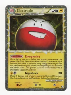 2010 Pokemon Electrode PRIME HGSS Triumphant 93/102 - Holo LP (See Desc) - Image 1