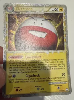 2010 Pokemon Electrode PRIME HGSS Triumphant 93/102 - Holo LP (See Desc) - Image 3