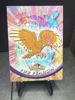Fearow #22 Non-Foil Topps Blue Logo Pokemon TV Animation Edition - Image 1