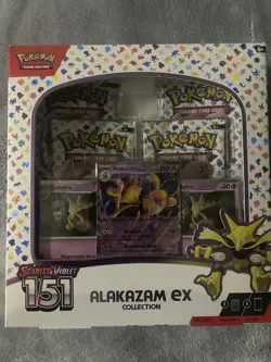 Pokemon Alakazam Scarlet and Violet 151 Collection Error Box Two Kadabras Promos - Image 1