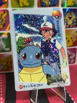 Pokemon Sticker Rare Vintage Vending Machine Holo prism Nintendo 2000 Bandai - Image 3