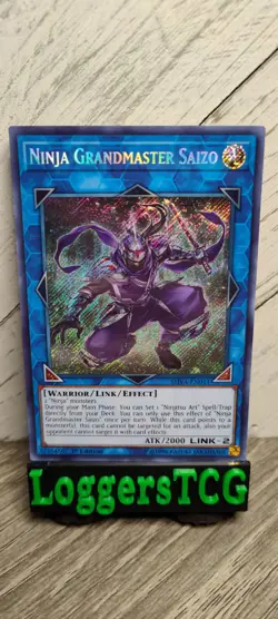 Yu-Gi-Oh! Ninja Grandmaster Saizo / SHVA EN011 1st Edition LP - Image 1
