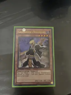 Gravekeeper’s Descendant Yugioh 1st Edition LCYW-en192 Ultra Rare NM - Image 1