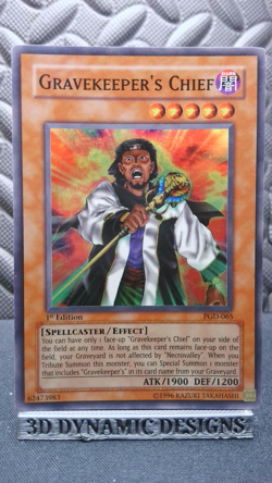 | Yugioh Gravekeeper's Chief PGD-065 1st Edition Super Rare PL 🔥 | - Image 1