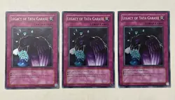3x Legacy of Yata-Garasu PP01-EN009 Super Rare Lightly Played English Yu-Gi-Oh! - Image 1