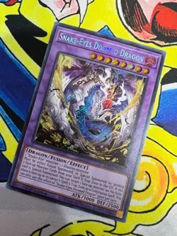 Snake-Eyes Doomed Dragon - SUDA-EN035 - 1st Edition - Secret Rare - NM - Yugioh - Image 1