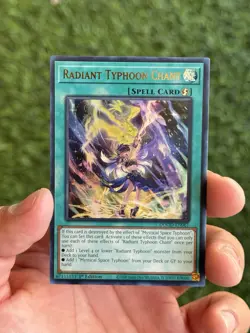 Yugioh! 1x Radiant Typhoon Chant DOOD-EN061 Ultra Rare 1st Ed NM - Image 1