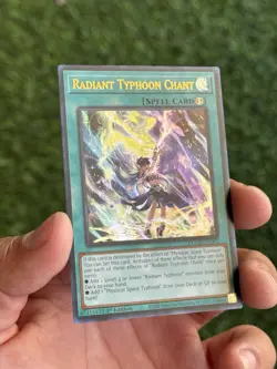 Yugioh! 1x Radiant Typhoon Chant DOOD-EN061 Ultra Rare 1st Ed NM - Image 2