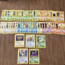Pokemon Bulk WOTC 55 Card Vintage Rare Lot Collection - No Duplicates - Image 1