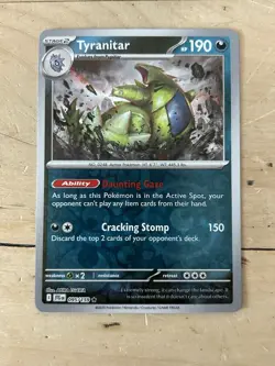 095/159 Tyranitar : (Reverse Holo) Card Journey Together Pokemon TCG Pack Fresh - Image 1
