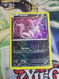 Purrloin RC13/RC25 Legendary Treasures Radiant Collection 2013 Pokemon Card LP - Image 1