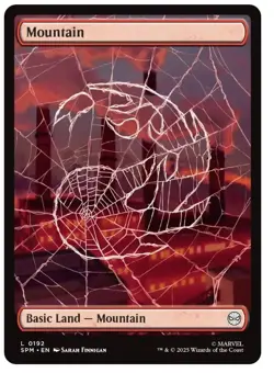 Mountain (0192) NM Spider-Man Set MTG Magic the Gathering Land English Card - Image 1