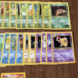 Pokemon Bulk WOTC 55 Card Vintage Lot Rare Collection - No Duplicates - Image 5