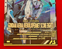 Gundam ARSENAL BASE Card GUNDAM AERIAL REBUILD{PERMET SCORE EIGHT} BANDAI JAPAN - Image 4