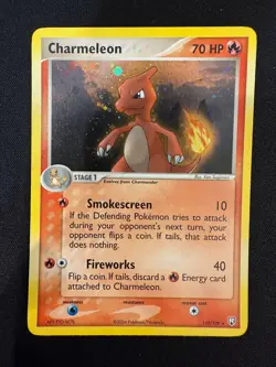 Charmeleon Secret Rare Holo Pokemon Card Team Rocket Returns 110/109 Raw NM- - Image 1