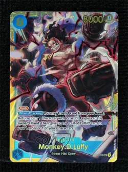 2025 One Piece Card Game: A Fist of Divine Speed OP11 SEC Monkey D Luffy - Image 1