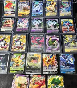 (28) Pokemon Card Lot Ultra Rare, Full Arts EX V Holo Lot Vmax All Extra Mint - Image 1
