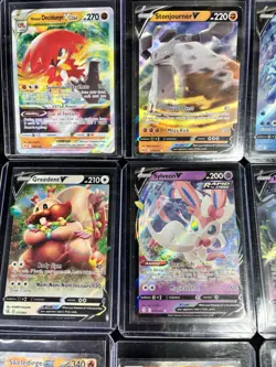 (28) Pokemon Card Lot Ultra Rare, Full Arts EX V Holo Lot Vmax All Extra Mint - Image 2