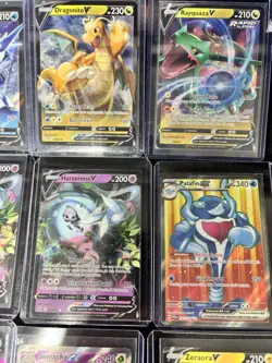 (28) Pokemon Card Lot Ultra Rare, Full Arts EX V Holo Lot Vmax All Extra Mint - Image 3