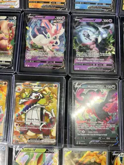 (28) Pokemon Card Lot Ultra Rare, Full Arts EX V Holo Lot Vmax All Extra Mint - Image 5