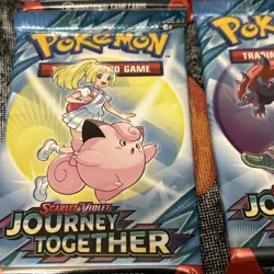 Pokemon TCG: Journey Together English Booster Packs Lot (4) - 10 Cards - SEALED - Image 5