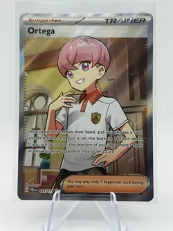 Pokemon TCG Ortega Trainer Prismatic Evolutions Ultra Rare Card 141/131 - Image 1