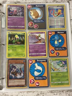 Pokemon Card Collection Binder Lot 5 Pages Holo Modern LP/NM Vintage HP/MP - Image 3