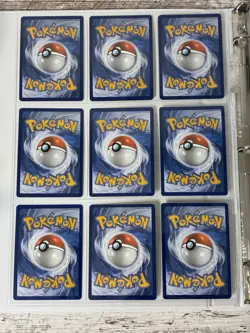 Pokemon Card Collection Binder Lot 5 Pages Holo Modern LP/NM Vintage HP/MP - Image 2