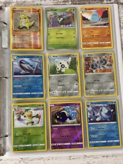 Pokemon Card Collection Binder Lot 5 Pages Holo Modern LP/NM Vintage HP/MP - Image 3