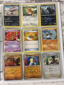 Pokemon Card Collection Binder Lot 5 Pages Holo Modern LP/NM Vintage HP/MP - Image 5