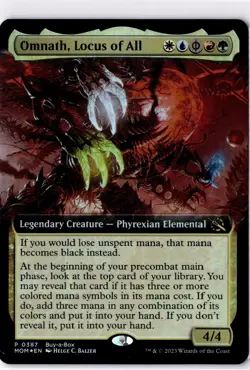 Omnath Locus Of All NM/M* FOIL EXTENDED PROMO March Of Machines 0022 -UnltdCards - Image 1