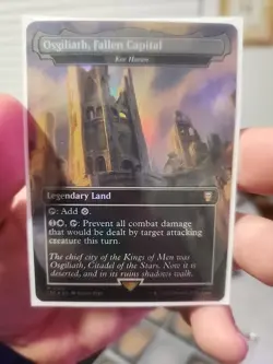 Osgiliath Fallen Capital: Lord of the Rings NM Foil MTG Magic the Gathering - Image 1