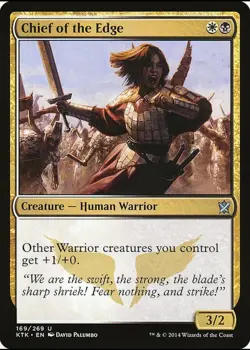 X 1 Chief of the Edge NM Khans of Tarkir 169 MTG Magic The Gathering - Image 1