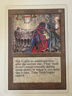 Magic the Gathering MTG Unlimited Time Vault NM/LP (Beta Bob) - Image 1