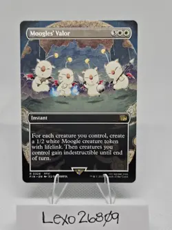 Moogles' Valor (Borderless) Final Fantasy MTG / NON-FOIL - Image 1