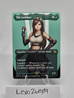 Tifa Lockhart (Borderless) Final Fantasy MTG / NON-FOIL - Image 1