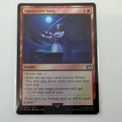 Opera Love Song Final Fantasy Foil MTG NM/M - Image 1