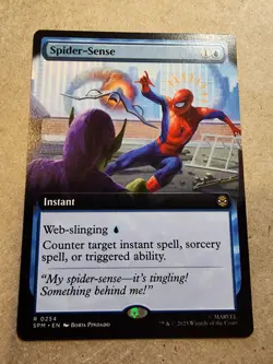 Spider-Sense - #254 (Extended Art) Marvel's Spider-Man Regular - Mtg - Image 1