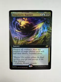 Singularity Rupture (Extended Art) Foil MTG Edge of Eternities - Image 1