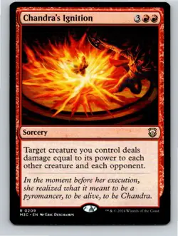 Magic the Gathering Chandra's Ignition Modern Horizons 3 Commander MTG - Image 1